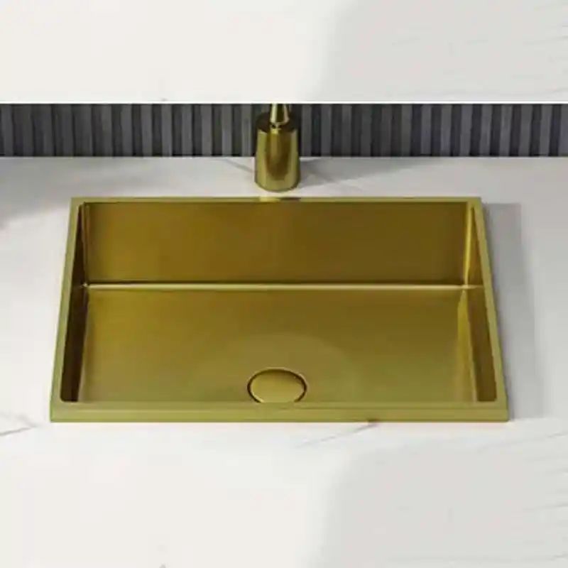 Schnelle Sch B210 Rustik Tezgah Altı Dikdörtgen Çelik Lavabo