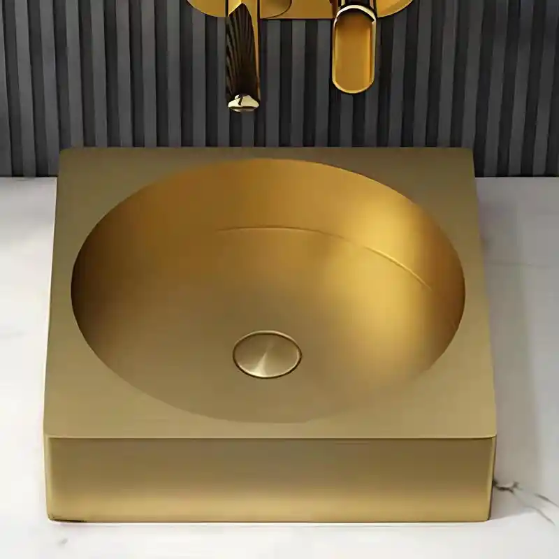 Schnelle Sch G5507 Tezgah Üstü Kare Çelik Lavabo