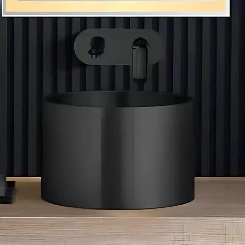 Schnelle Sch BK5511 Black Tezgah Üstü Oval Çelik Lavabo