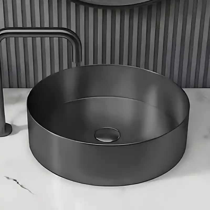 Schnelle Sch BK5512 Black Tezgah Üstü Oval Çelik Lavabo