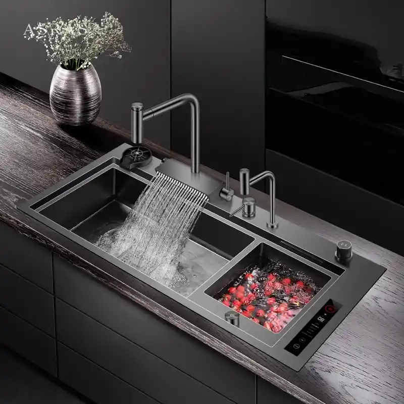 Schnelle AQ 10750NJH 107 Cm Ultrasonik Akıllı Mutfak Evyesi