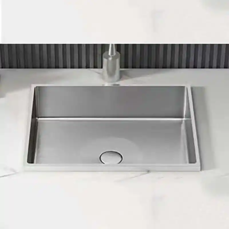 Schnelle Sch S210 Chrome Tezgah Altı Dikdörtgen Çelik Lavabo