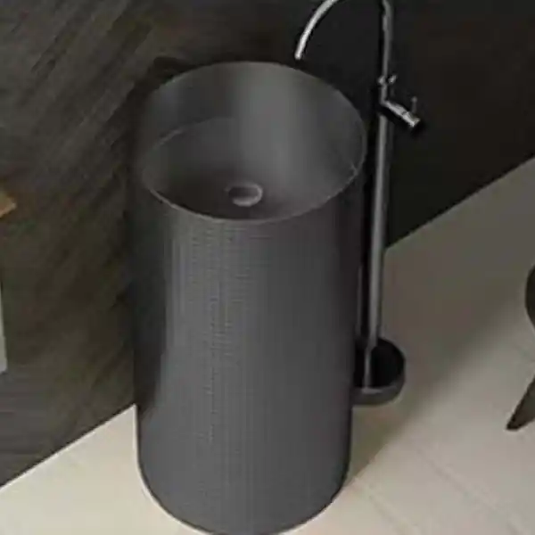 Schnelle Sch BK8823 Black Monoblok Oval Çelik Lavabo