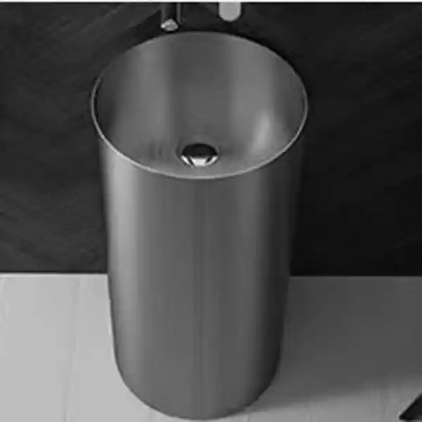 Schnelle Sch BK8808 Black Monoblok Oval Çelik Lavabo