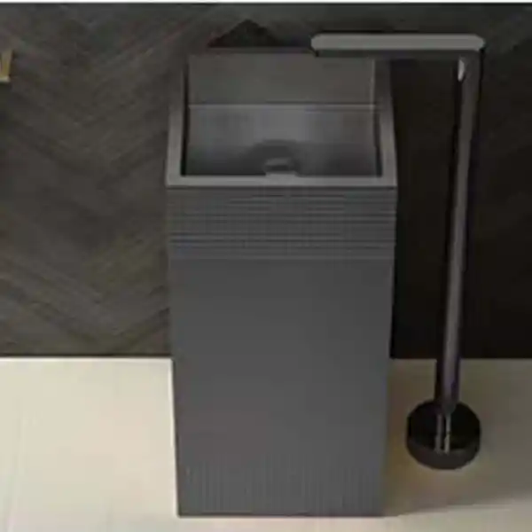 Schnelle Sch BK8810 Siyah Monoblok Kare Çelik Lavabo