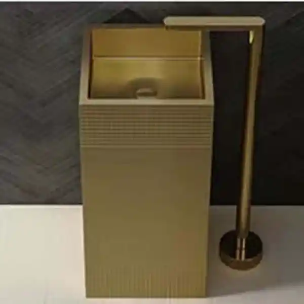 Schnelle Sch B8810 Rustik Monoblok Kare Çelik Lavabo