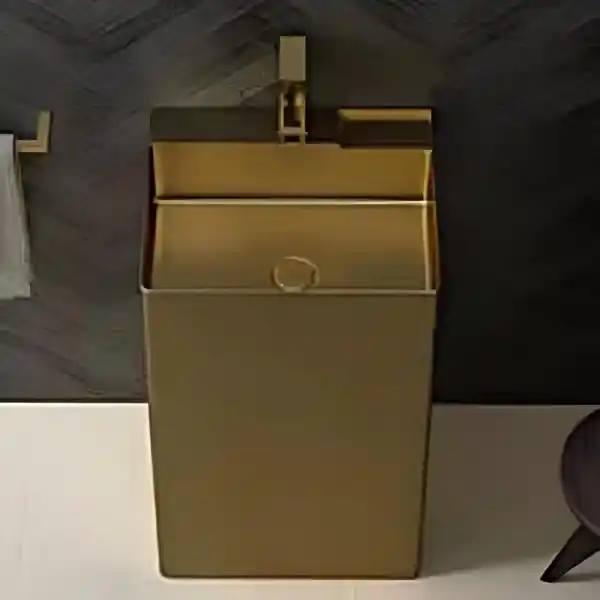 Schnelle Sch B8803 Rustik Monoblok Dikdörtgen Çelik Lavabo