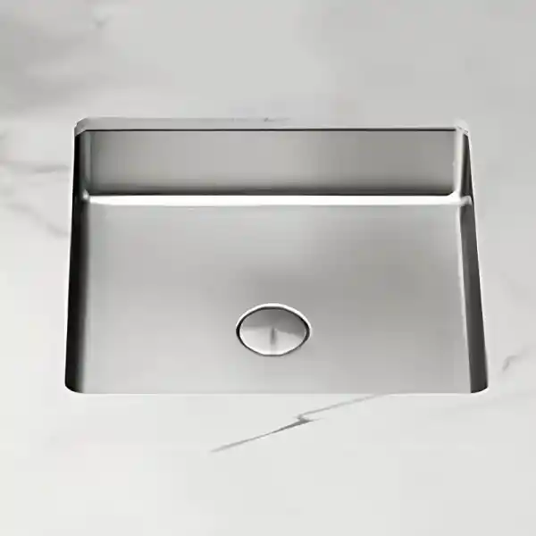 Schnelle Sch S204 Chrome Tezgah Altı Kare Çelik Lavabo