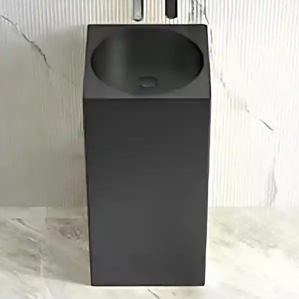 Schnelle Sch BK8816 Black Kare Monoblok Çelik Lavabo