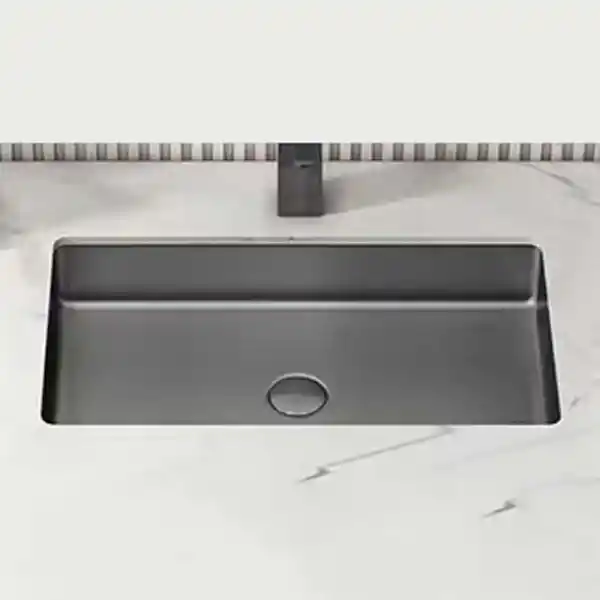 Schnelle Sch BL208 Grey Tezgah Altı Dikdörtgen Çelik Lavabo
