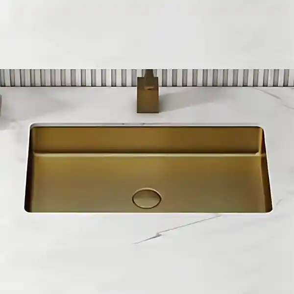 Schnelle Sch B208 Rustik Tezgah Altı Dikdörtgen Çelik Lavabo