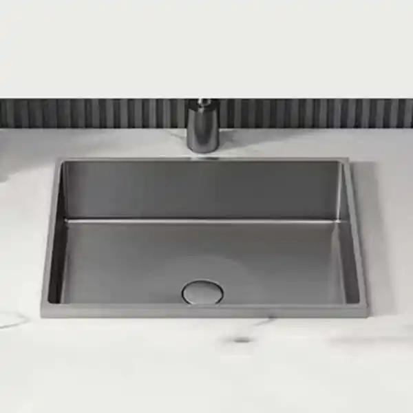 Schnelle Sch BL210 Grey Tezgah Altı Dikdörtgen Çelik Lavabo