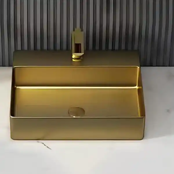 Schnelle Sch B5505 Rustik Tezgah Üstü Dikdörtgen Çelik Lavabo