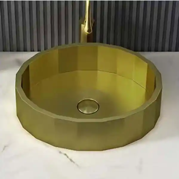 Schnelle Sch B5509 Rustik Tezgah Üstü Hegzagon Çelik Lavabo