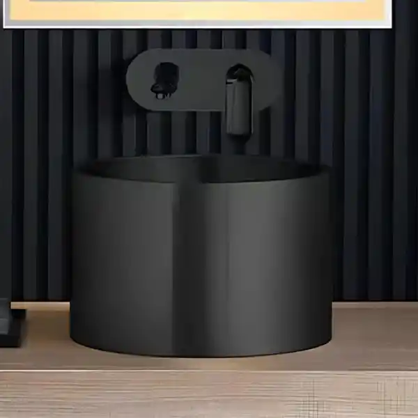 Schnelle Sch BK5511 Black Tezgah Üstü Oval Çelik Lavabo