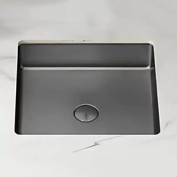 Schnelle Sch BL203 Grey Tezgah Altı Dikdörtgen Çelik Lavabo