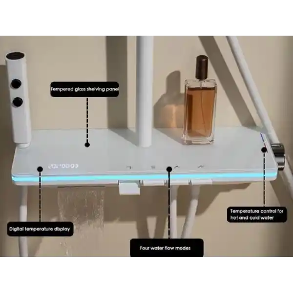 Schnelle Ambiance White Duş Seti