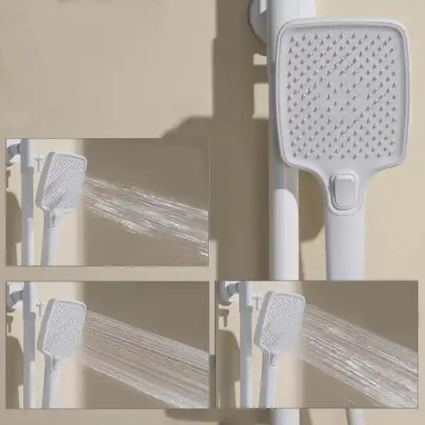 Schnelle Neptün White Termostatik Dijital Duş Seti