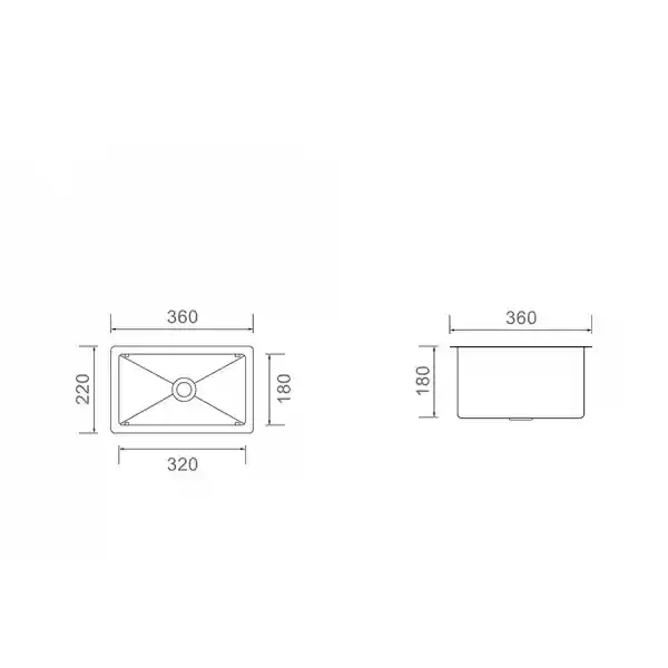 Schnelle AQ 3622NB 36 Cm Mutfak Evyesi