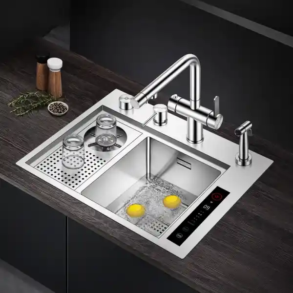 Schnelle AQ 5644JH 56 Cm Ultrasonik Mutfak Evyesi