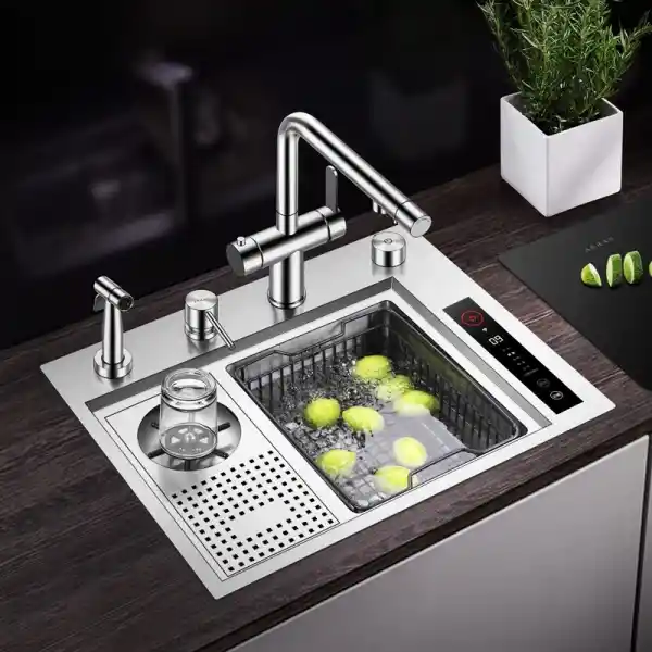 Schnelle AQ 5644JH 56 Cm Ultrasonik Mutfak Evyesi