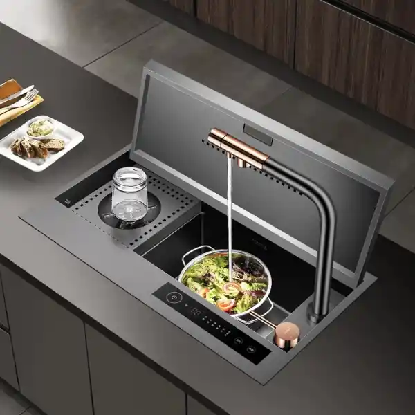 Schnelle AQ 6032 NJH 60 Cm Ultrasonik Akıllı Evye