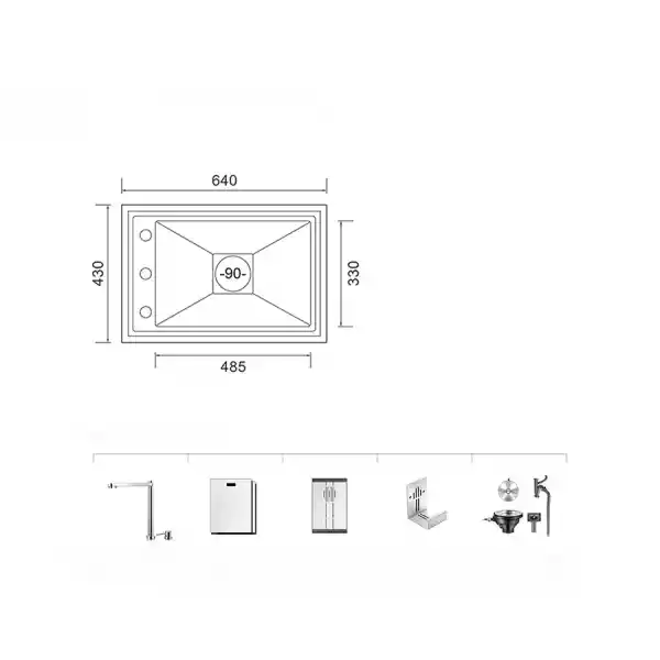 Schnelle AQ 6443S 64 Cm Mutfak Evyesi
