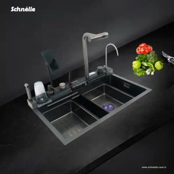 Schnelle Sch P34 Akıllı Mutfak Evyesi 15 Fonksiyonlu