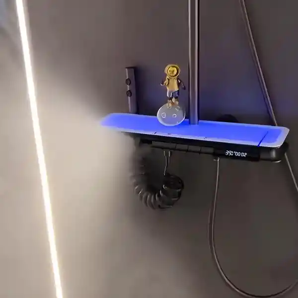 Schnelle Therapy Siyah Akıllı Duş Seti