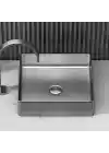 Schnelle Sch BL5503 Grey Tezgah Üstü Kare Çelik Lavabo