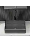 Schnelle Sch BK5514 Black Tezgah Üstü Dikdörtgen Çelik Lavabo