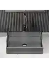 Schnelle Sch BL5514 Grey Tezgah Üstü Dikdörtgen Çelik Lavabo