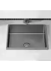Schnelle Sch BL205 Grey Tezgah Altı Dikdörtgen Çelik Lavabo