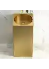 Schnelle Sch G8816 Gold Kare Monoblok Çelik Lavabo