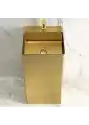 Schnelle Sch G8819 Gold Kare Monoblok Çelik Lavabo