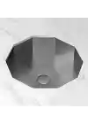 Schnelle Sch BL206 Grey Tezgah Altı Hegzagon Çelik Lavabo