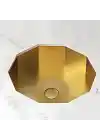 Schnelle Sch G206 Gold Tezgah Altı Hegzagon Çelik Lavabo