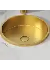 Schnelle Sch G207 Gold Tezgah Altı Oval Çelik Lavabo