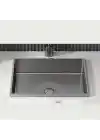Schnelle Sch BL210 Grey Tezgah Altı Dikdörtgen Çelik Lavabo