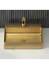 Schnelle Sch G5505 Gold Tezgah Üstü Dikdörtgen Çelik Lavabo
