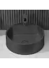Schnelle Sch BK5506 Black Tezgah Üstü Oval Çelik Lavabo