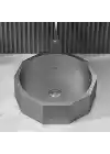 Schnelle Sch BL5510 Grey Tezgah Üstü Hegzagon Çelik Lavabo