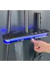 Schnelle Space Black Dijital Termostatik Duş Seti
