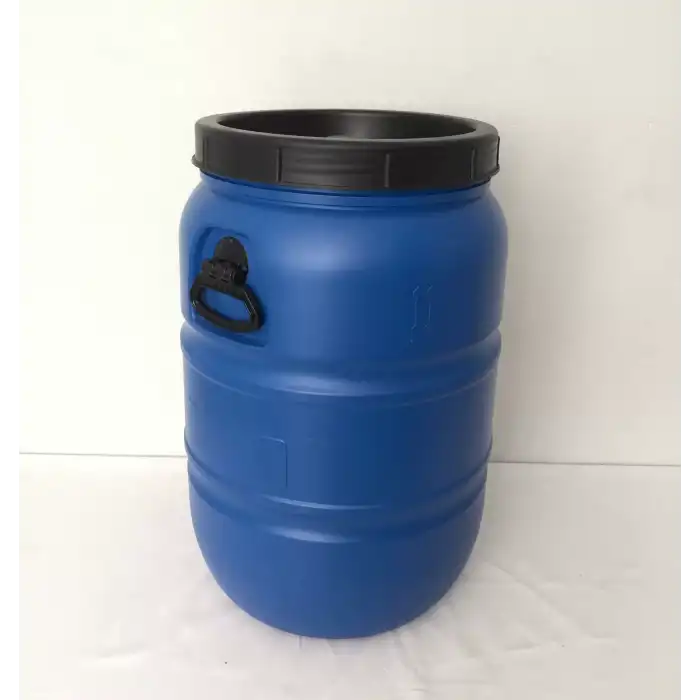 100 Lt. Çift Katlı İçi Beyaz Bidon Vida Kapaklı