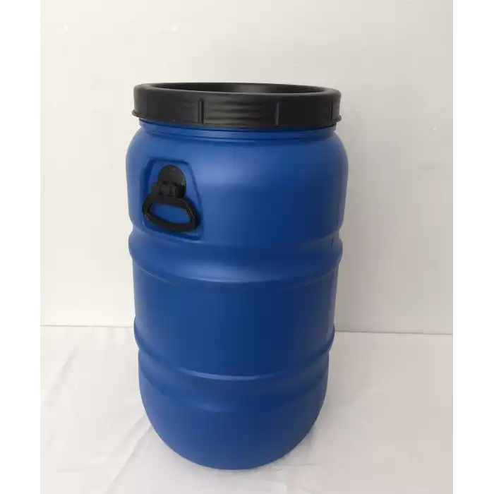 120 Lt. Çift Katlı İçi Beyaz Bidon Vida Kapaklı