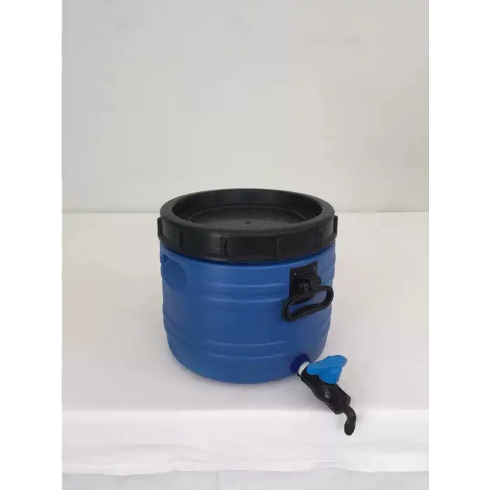 15 Lt. Çift Katman, İçi Beyaz, Musluklu Bidon