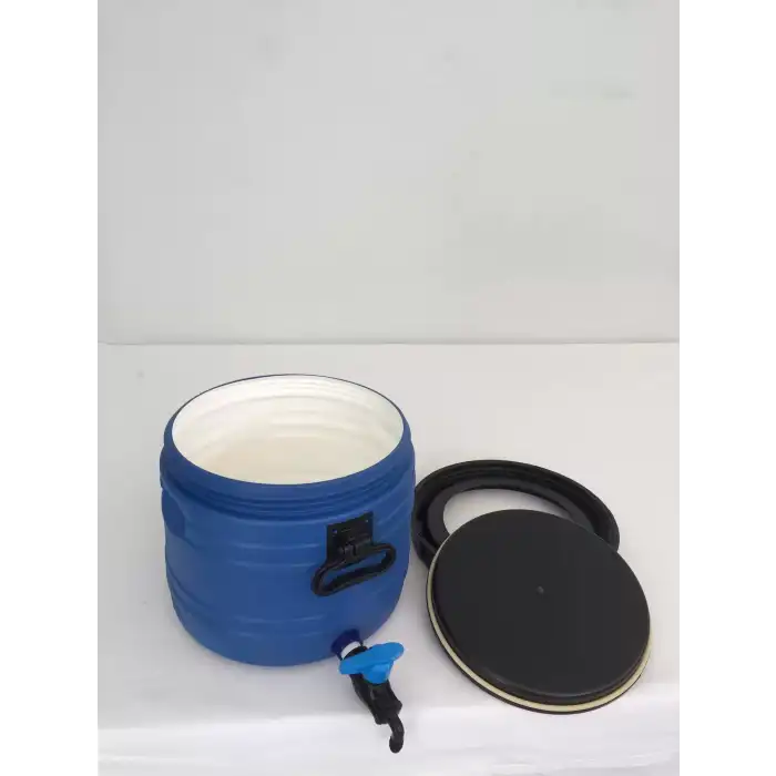 15 Lt. Çift Katman, İçi Beyaz, Musluklu Bidon