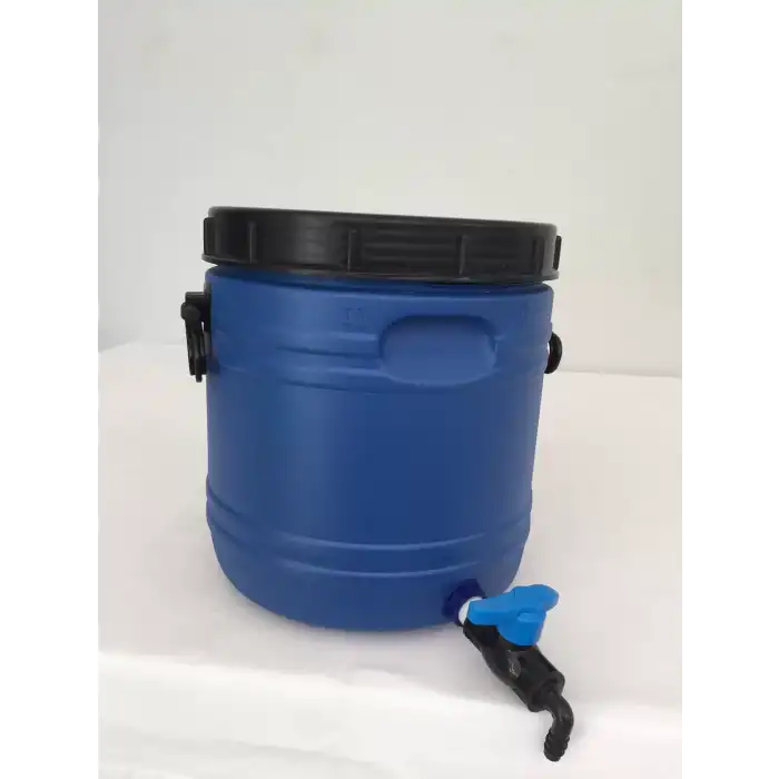 20 Lt. Çift Katman, İçi Beyaz, Musluklu Bidon