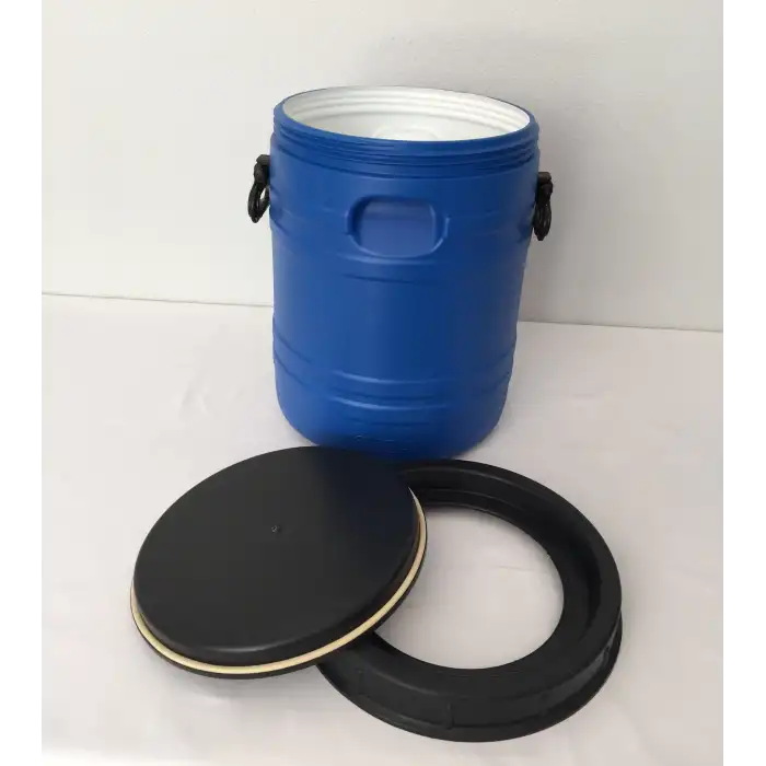 27 Lt. Çift Katlı İçi Beyaz Bidon Vida Kapaklı