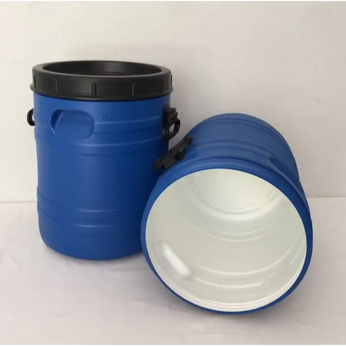 27 Lt. Çift Katlı İçi Beyaz Bidon Vida Kapaklı